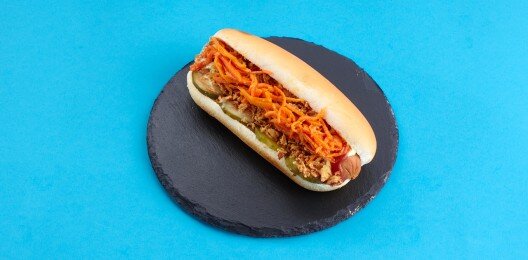 Хот-Дог с морковкой по-корейски