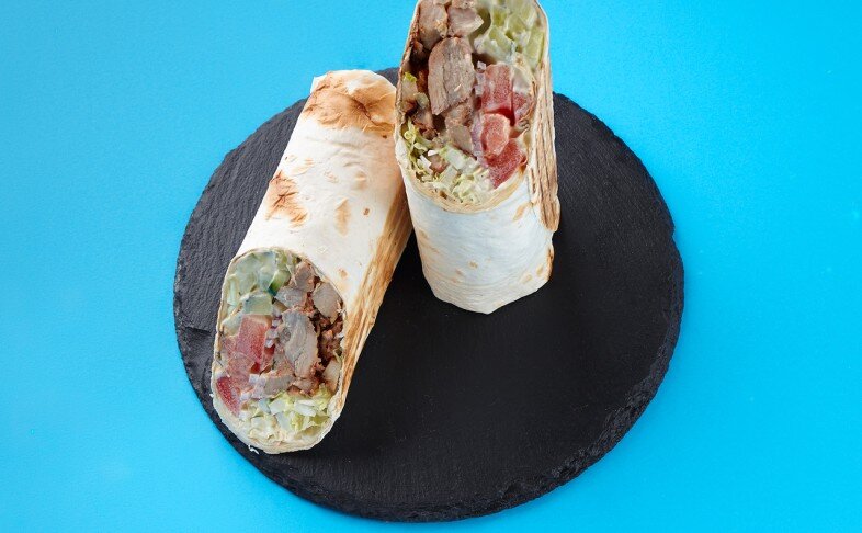 Шаверма с мясом свинина