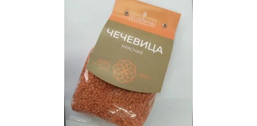 ЭкоМама красная Чечевица 400гр