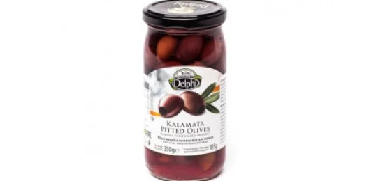 Маслины б/к в рассоле Каламата 350 гр