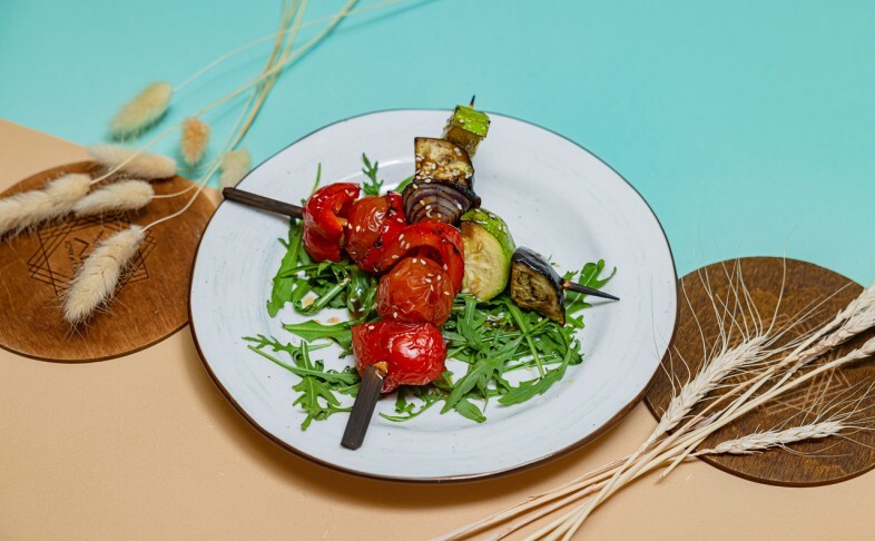 Шашлычки из овощей