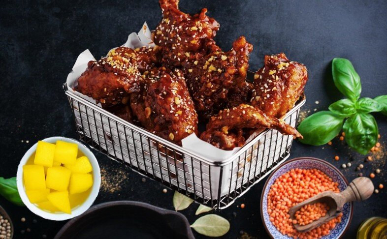 145 Крылья в соусе Барбекю