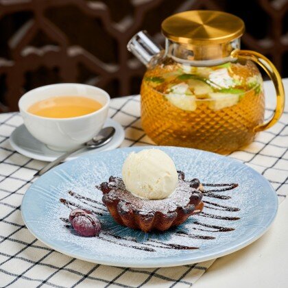 Шоколадный фондан