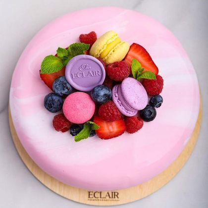 Муссовый торт с декором в ассортименте