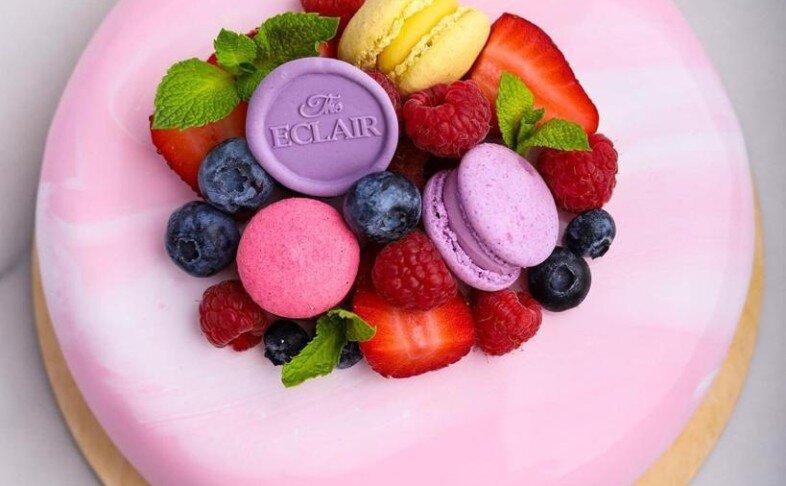 Муссовый торт с декором в ассортименте