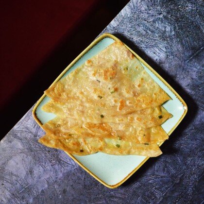 Китайская лепешка с луком