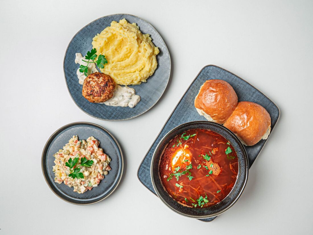 Готовые обеды с доставкой - купить по низкой цене в Монастырской трапезной