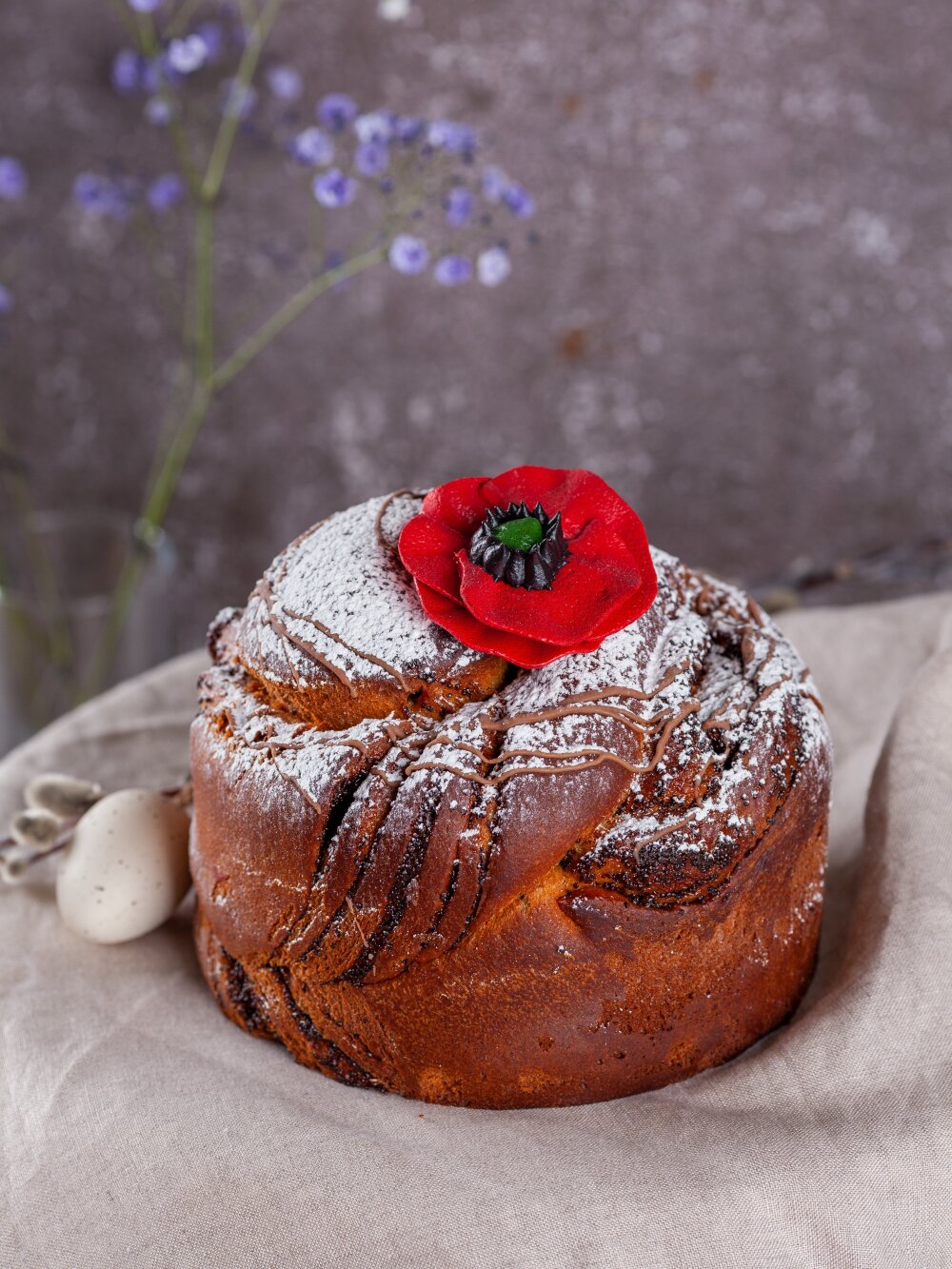 350г Кулич краффин Маковый