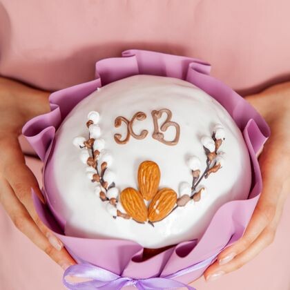 550 г Кулич Пасхальный (верба) (в продаже с 07.04)