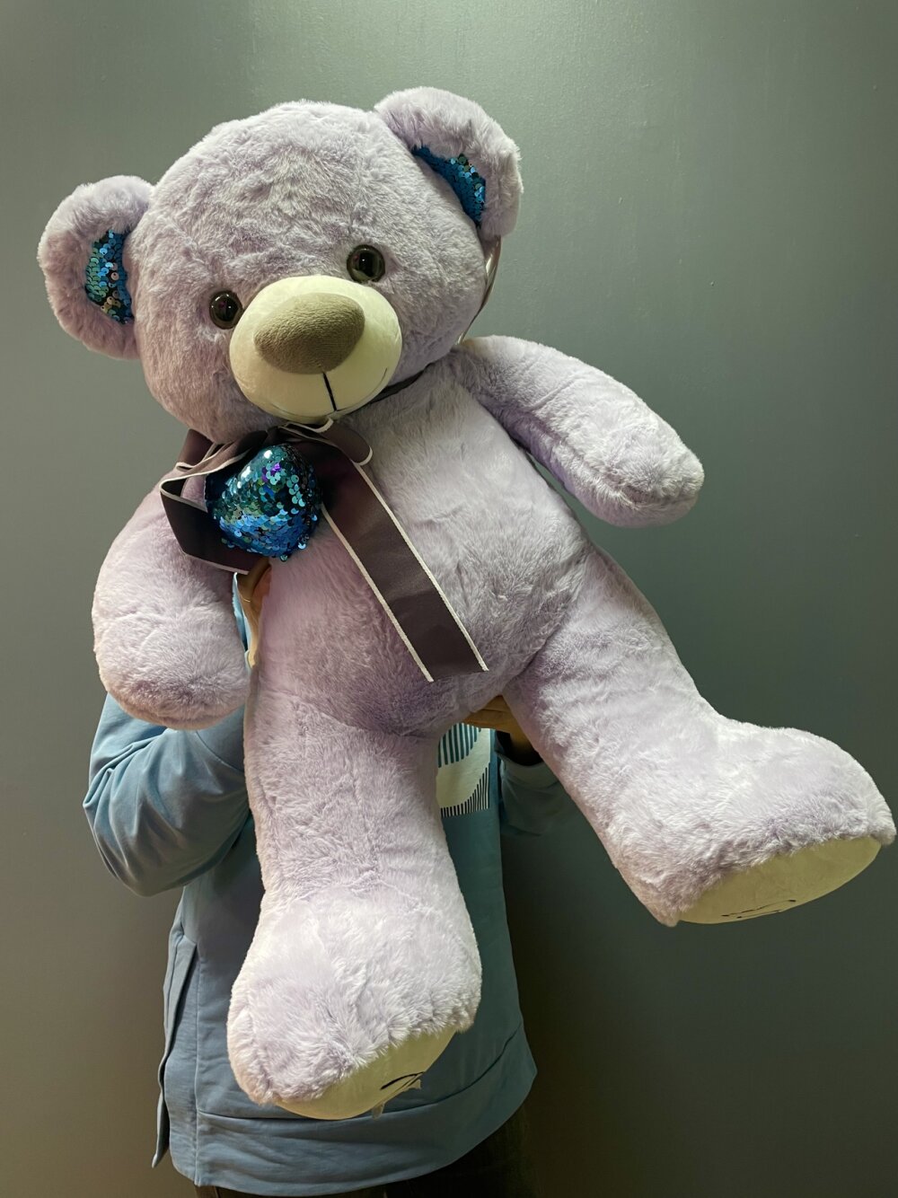 Мягкая игрушка «Медведь ванильное сердце» 50 см