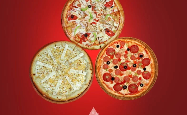 Тройка 2-32 размер(Четыре сыра, Баварская, Куриная)