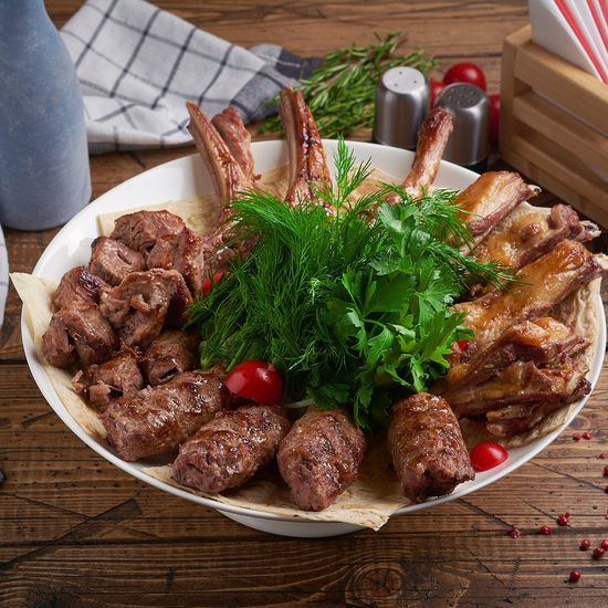 Ассорти шашлыков из баранины