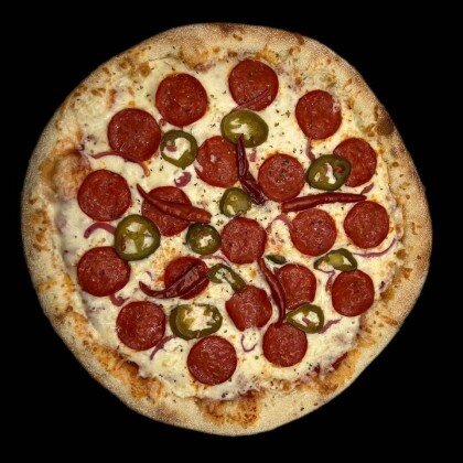 Пицца «Чоризо с халапеньо»