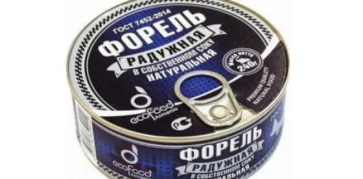 Форель в собственном соку 240 гр
