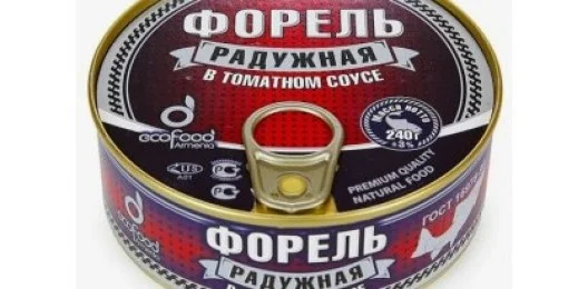 Форель в томатном соусе 240 гр