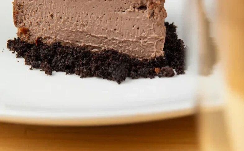 Шоколадный баскский чизкейк