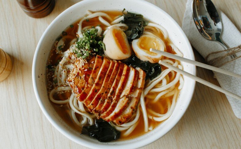 Рамен с курицей