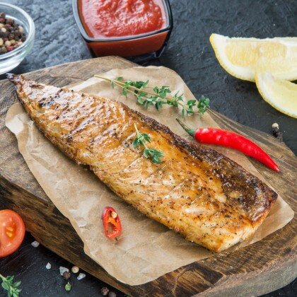 Скумбрия на мангале