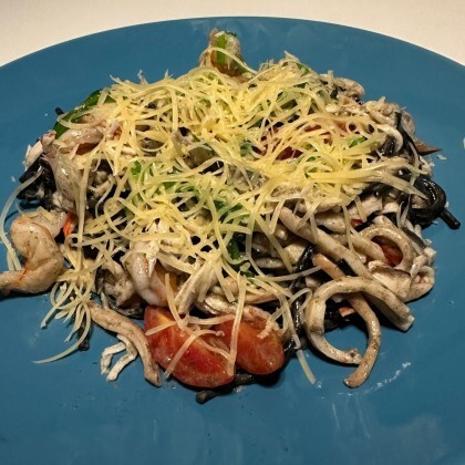 Спагетти черные