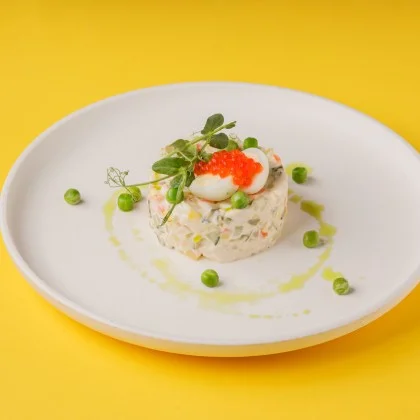 Оливье с курицей