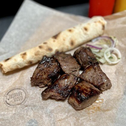 Шашлык из мраморной говядины