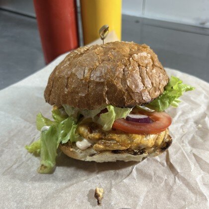 Стейк бургер куриный