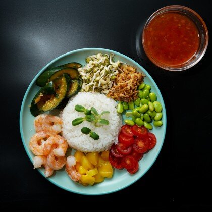 БОУЛ С КРЕВЕТКОЙ 300 гр