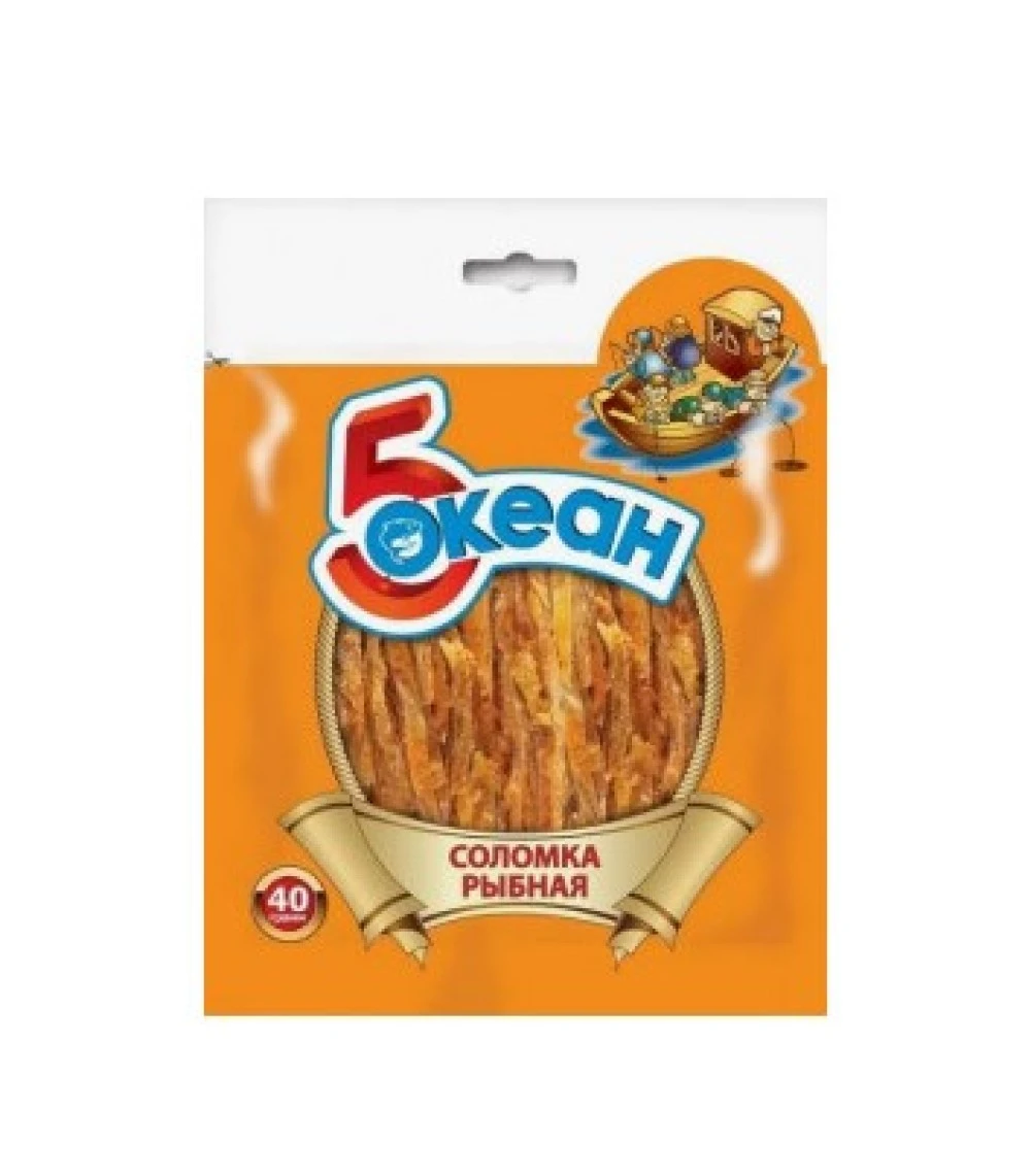 Минтай соломка "5 Океан" 40гр