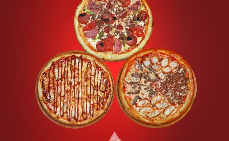 ТРОЙКА 1-32 размер(Ассорти, Цыпленок BBQ,Четыре мясо)