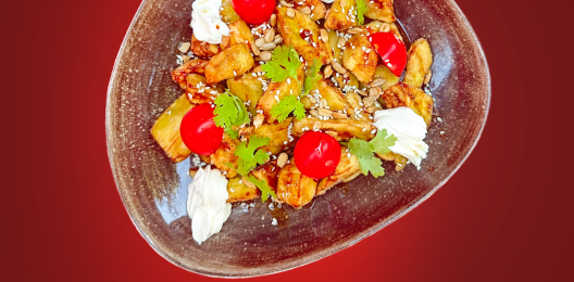 Салат «Хрустящий баклажан»