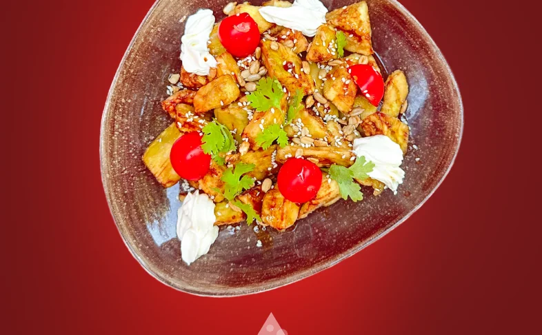 Салат «Хрустящий баклажан»