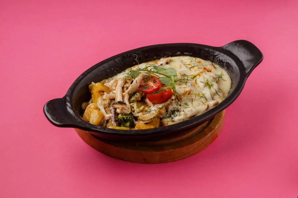Сковородка с курицей