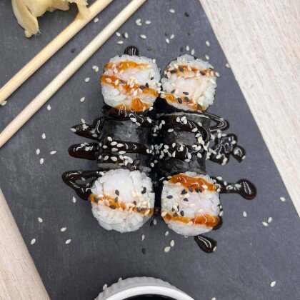 Маки с креветкой