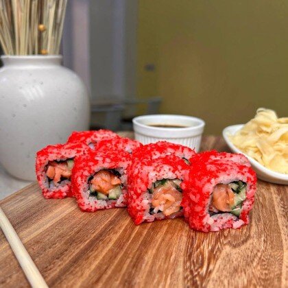 Калифорния с лососем