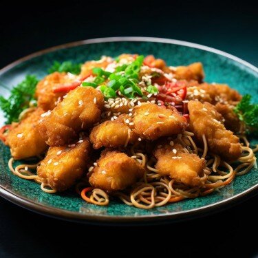 Вок с курицей