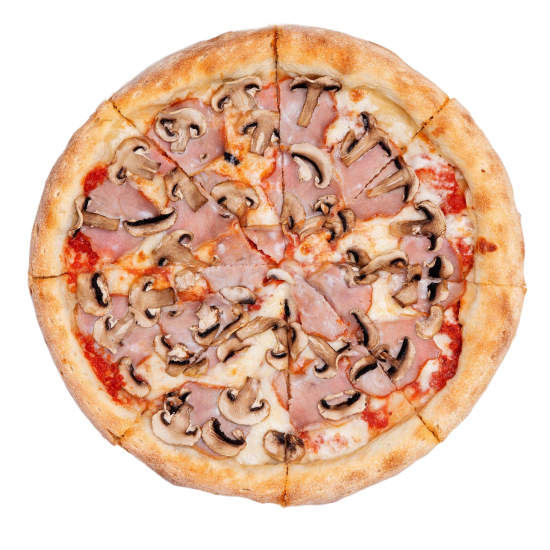 Пицца «Грибы и ветчина»