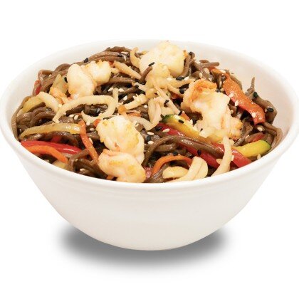 Соба с морепродуктами