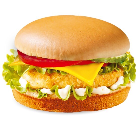 Чизбургер с курицей