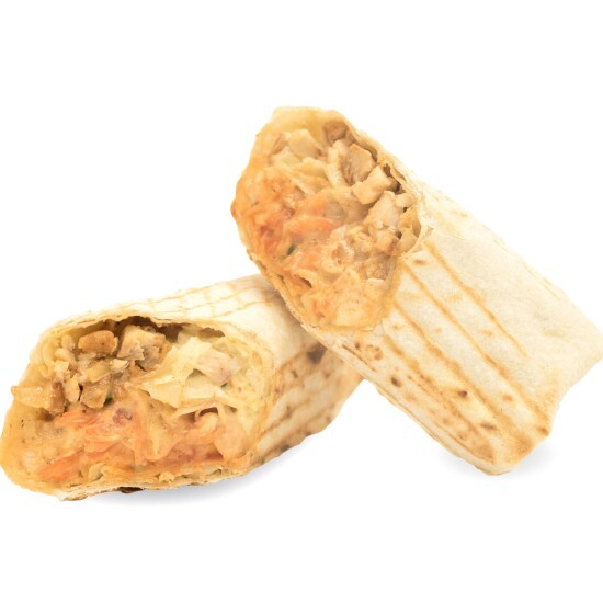 Шаурма с курицей и овощами