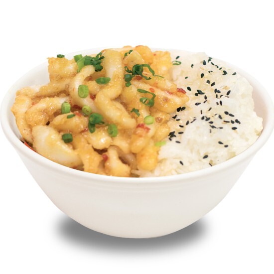 Чайна-бокс с кальмаром