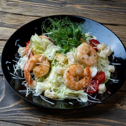 Цезарь с креветками