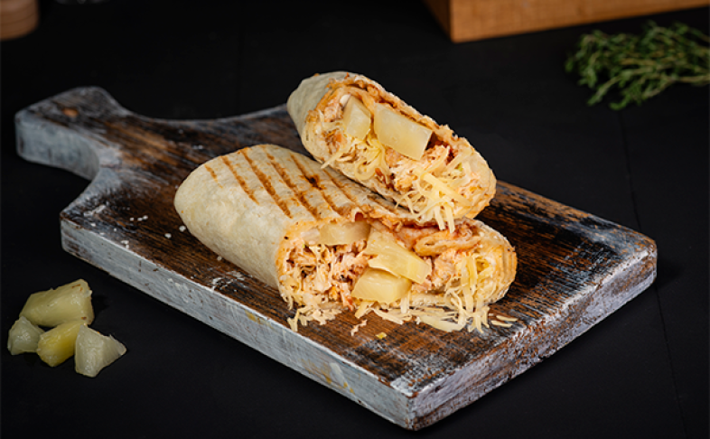 Шаурма гавайская  (с ананасами)