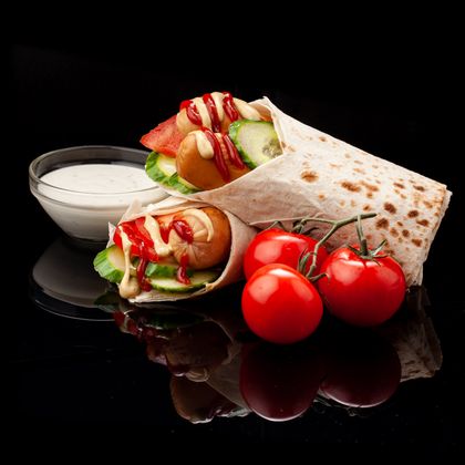 Колбаска в лаваше XL