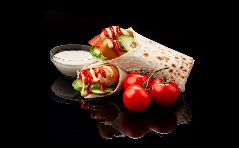 Колбаска в лаваше XL