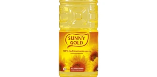 Масло подсолнечное Sunny Gold, 1л