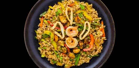 Рис с морепродуктамим