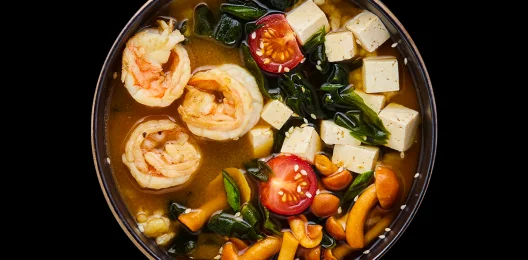Мисо суп с креветками