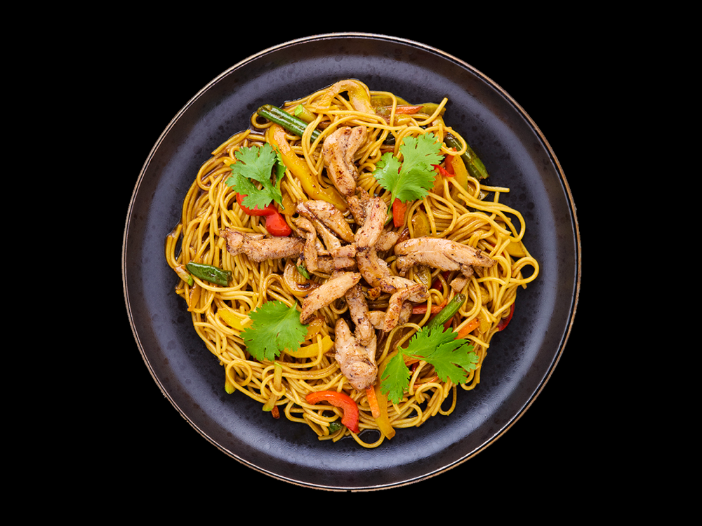 Лапша  рамен с курицей