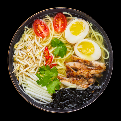 Суп рамен с курицей