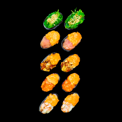 Сет роллов "Гунканы" - 10 шт